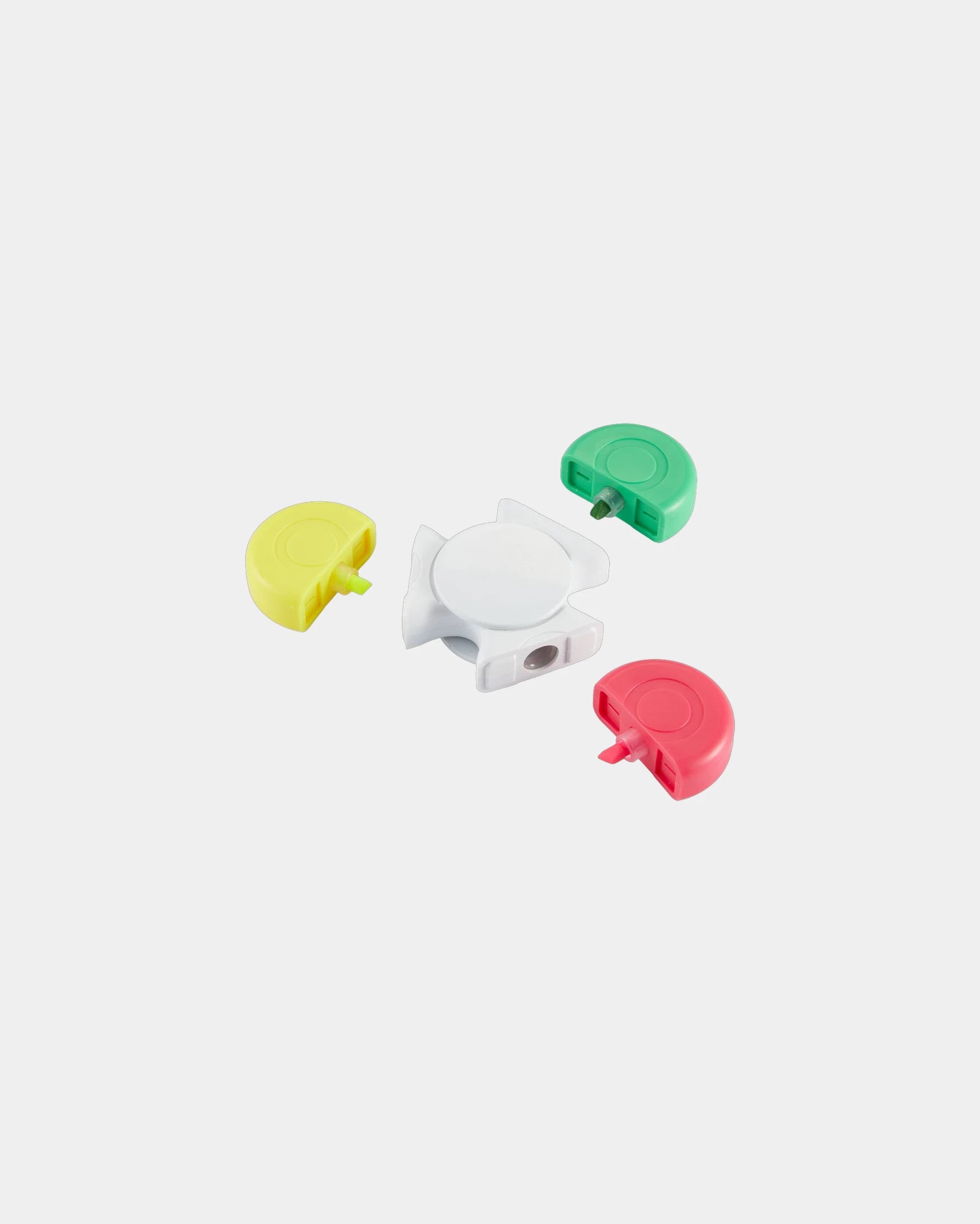 Custom recycled ABS 3-color spinner highlighter set - 1