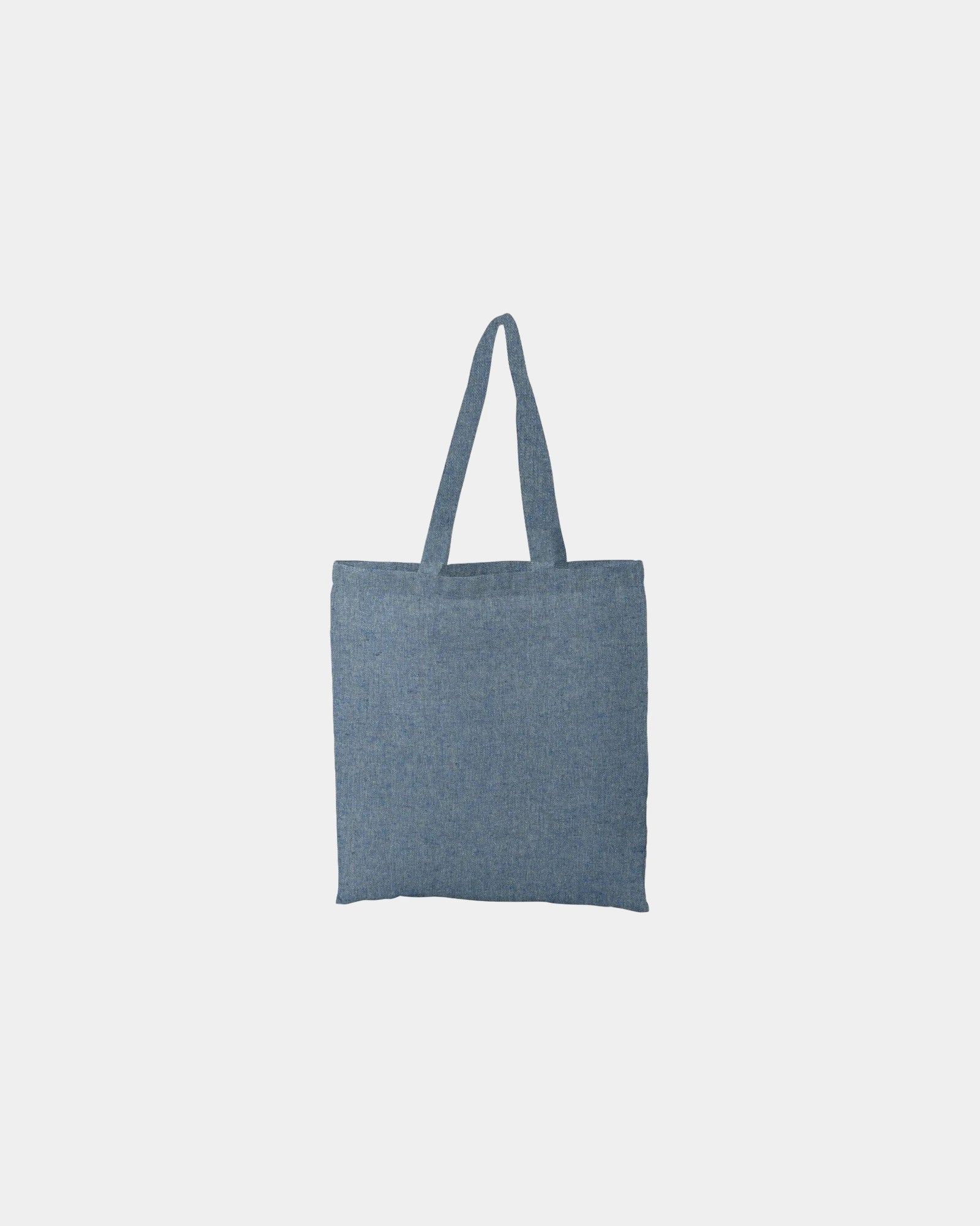 Custom recycled cotton RPET tote bag 16.5" x 15" - 1
