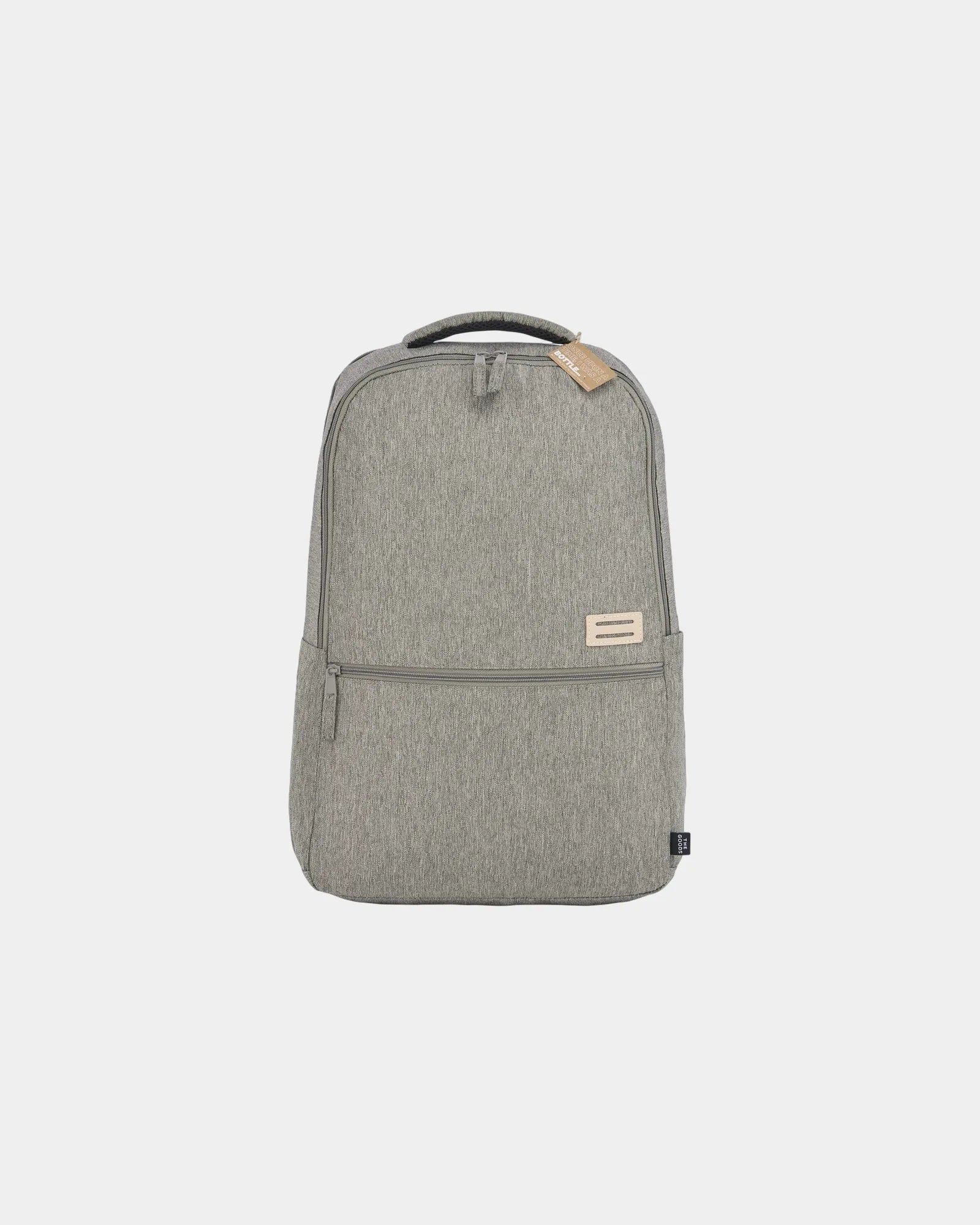 Custom recycled 17" laptop backpack with trolley sleeve - 1