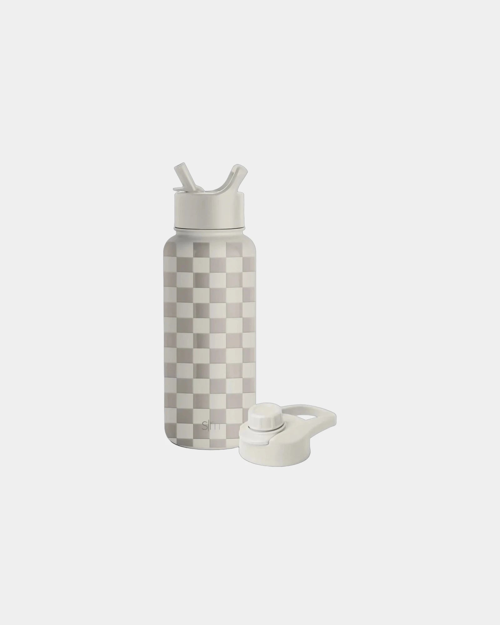 Custom insulated 32 oz stainless steel water bottle - Checkmate