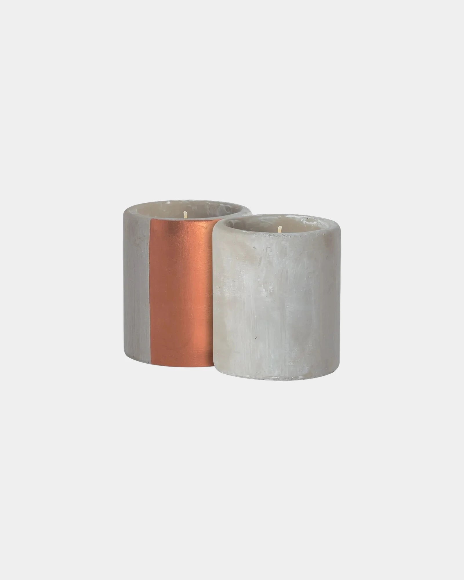 Custom engraved concrete candle for companies - 1