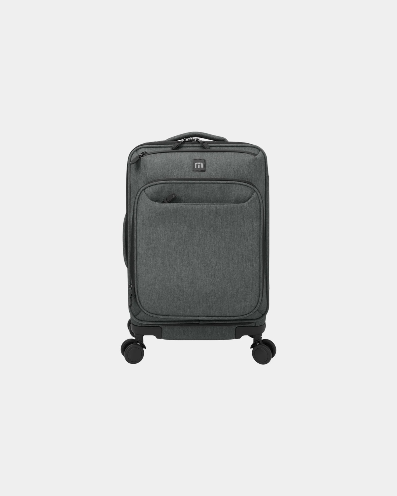 Custom 22" carry-on spinner luggage with 4 wheels - Graphite Heather