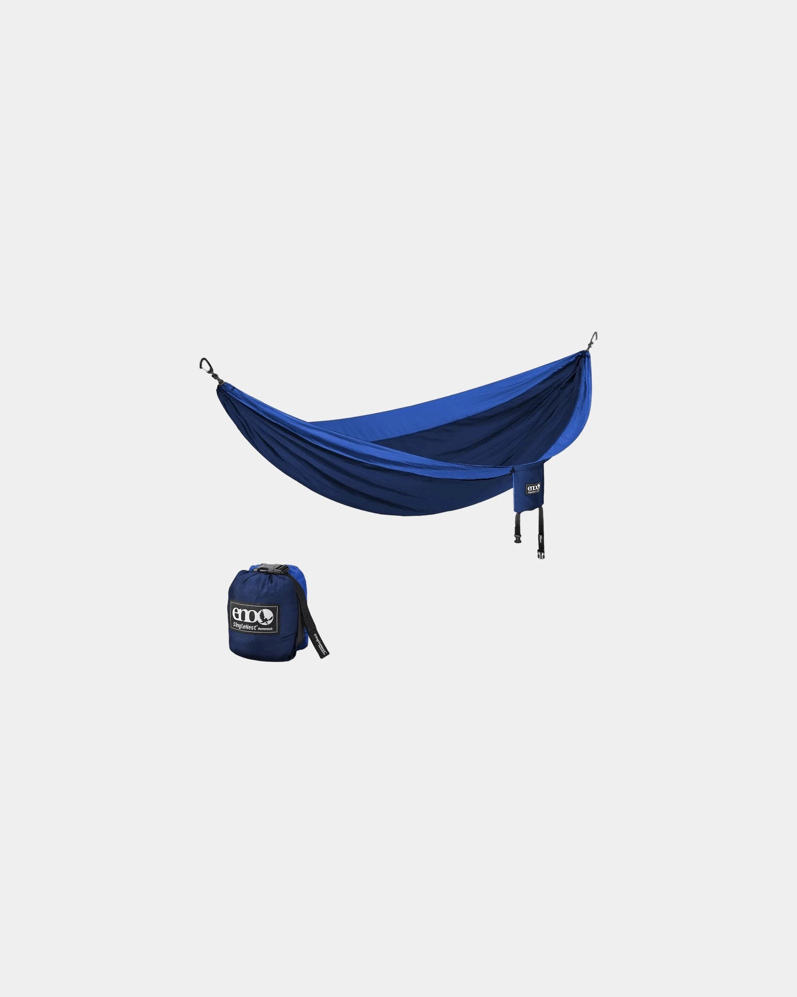Custom nylon SingleNest hammock for outdoor events - Navy/Royal