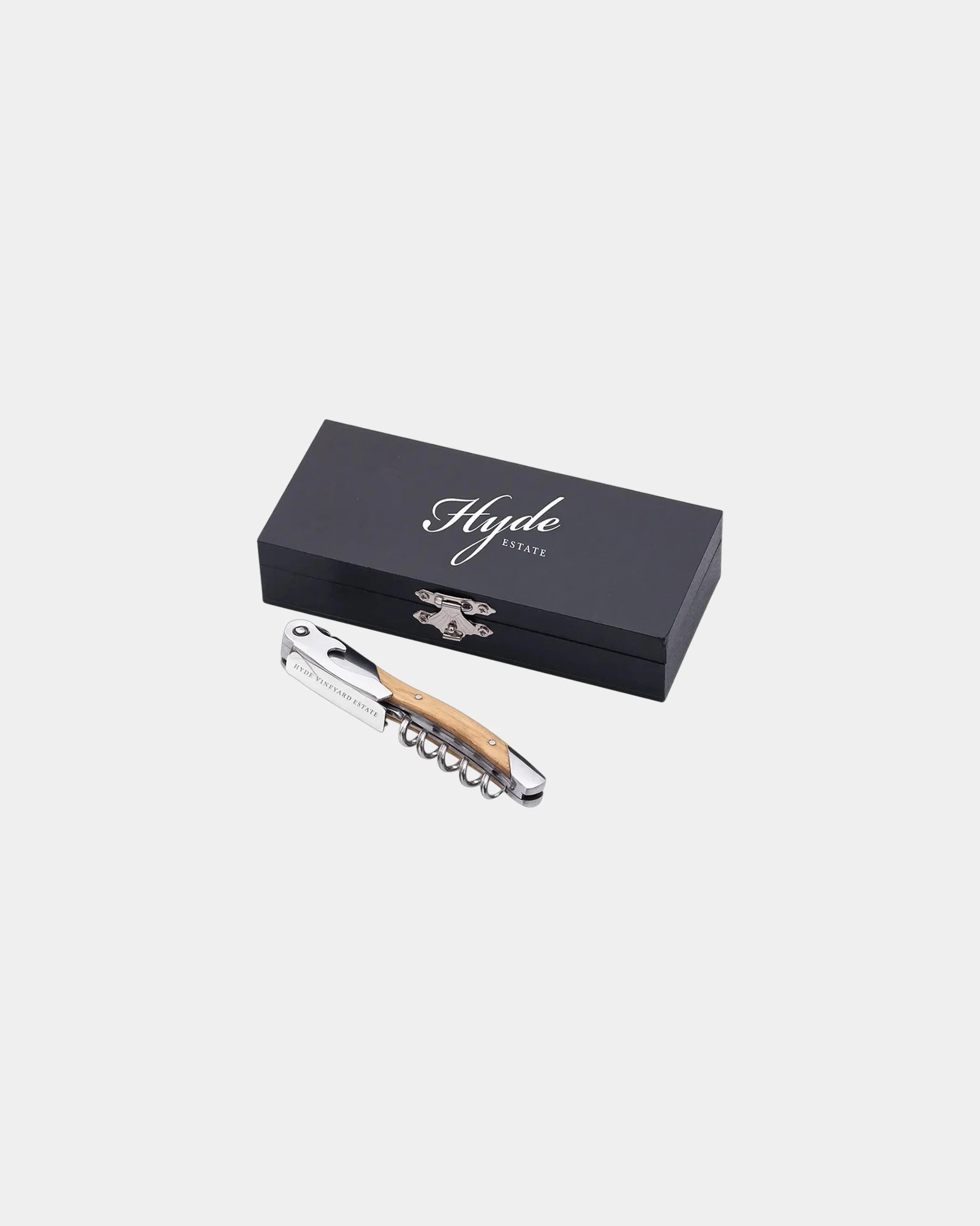 Custom Laguiole corkscrew in gift box - Naturalwood