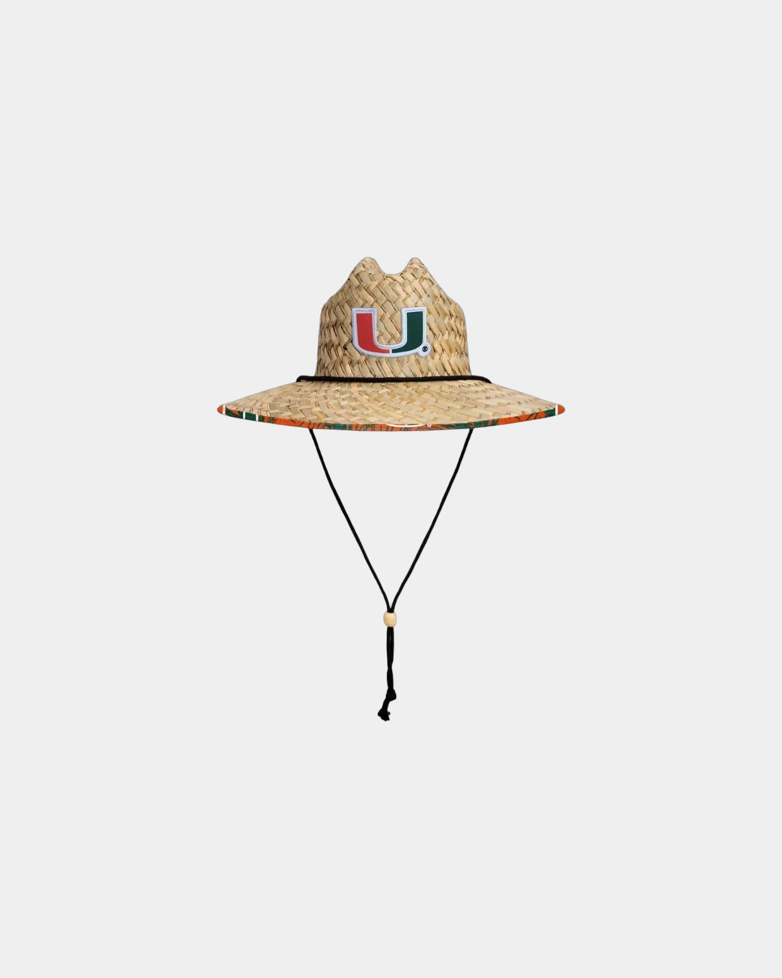 Custom straw lifeguard hat with embroidered logo - 1