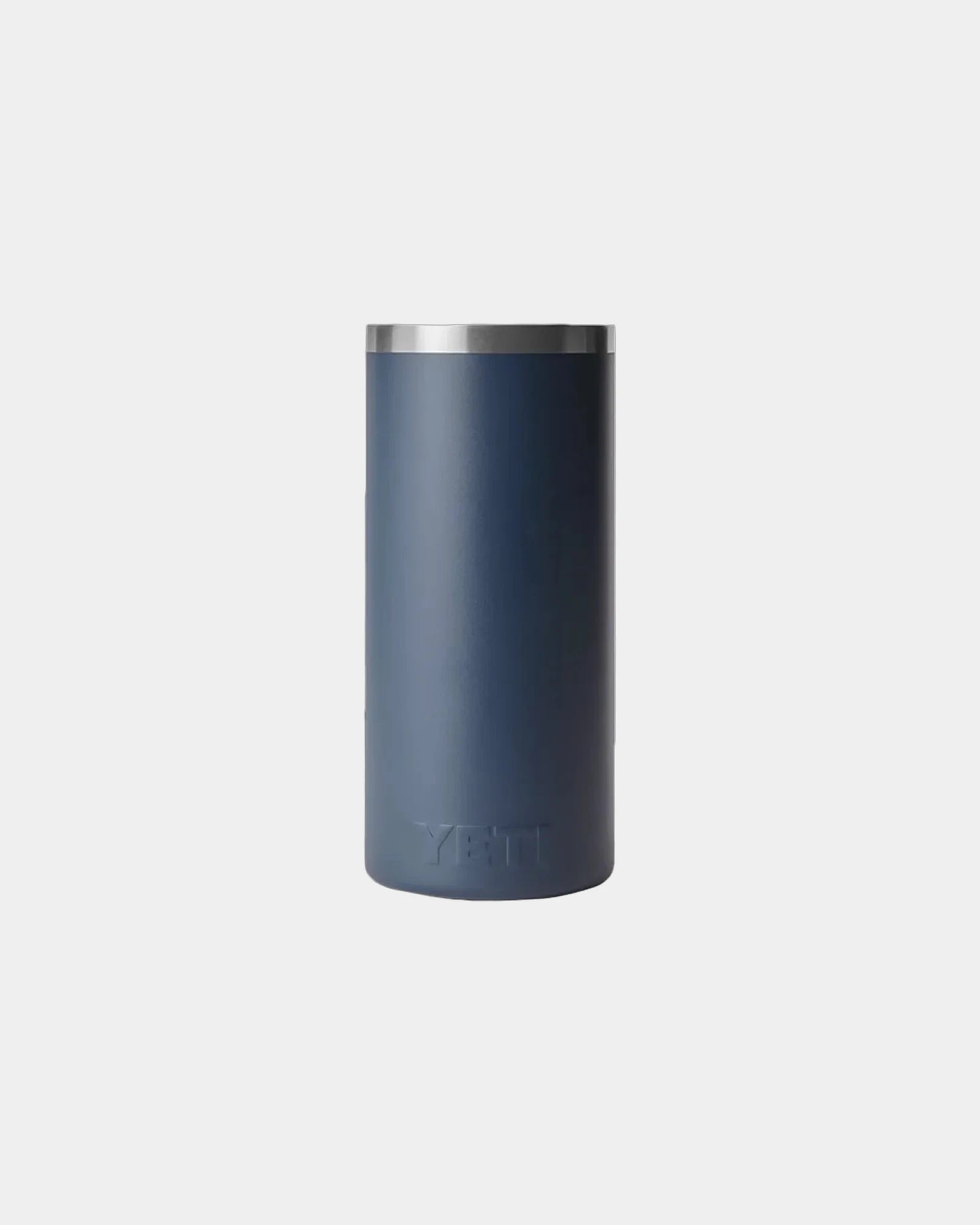 Custom stainless steel Yeti Rambler wine chiller - Navy