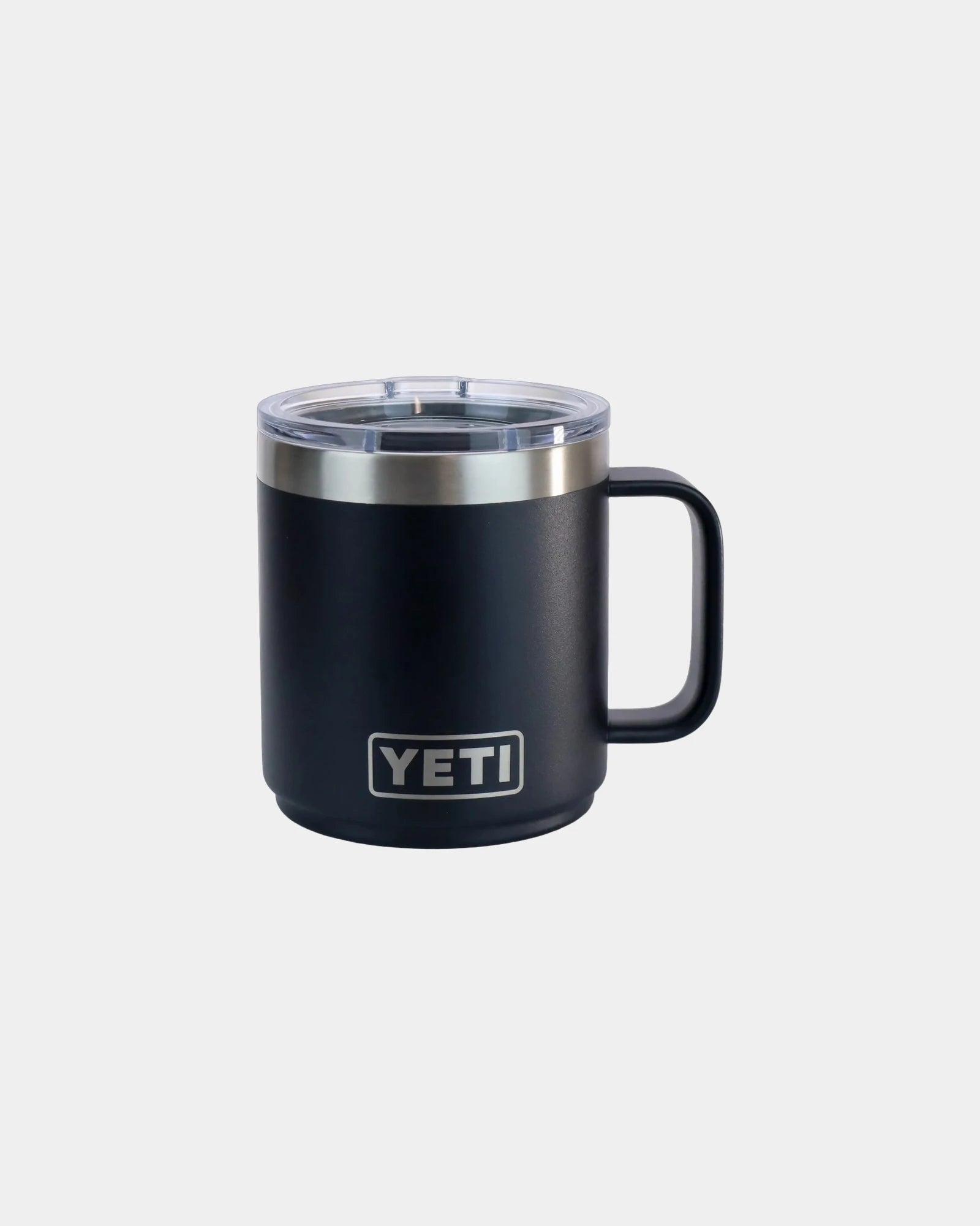 Custom insulated stainless steel Yeti stackable mug - Black