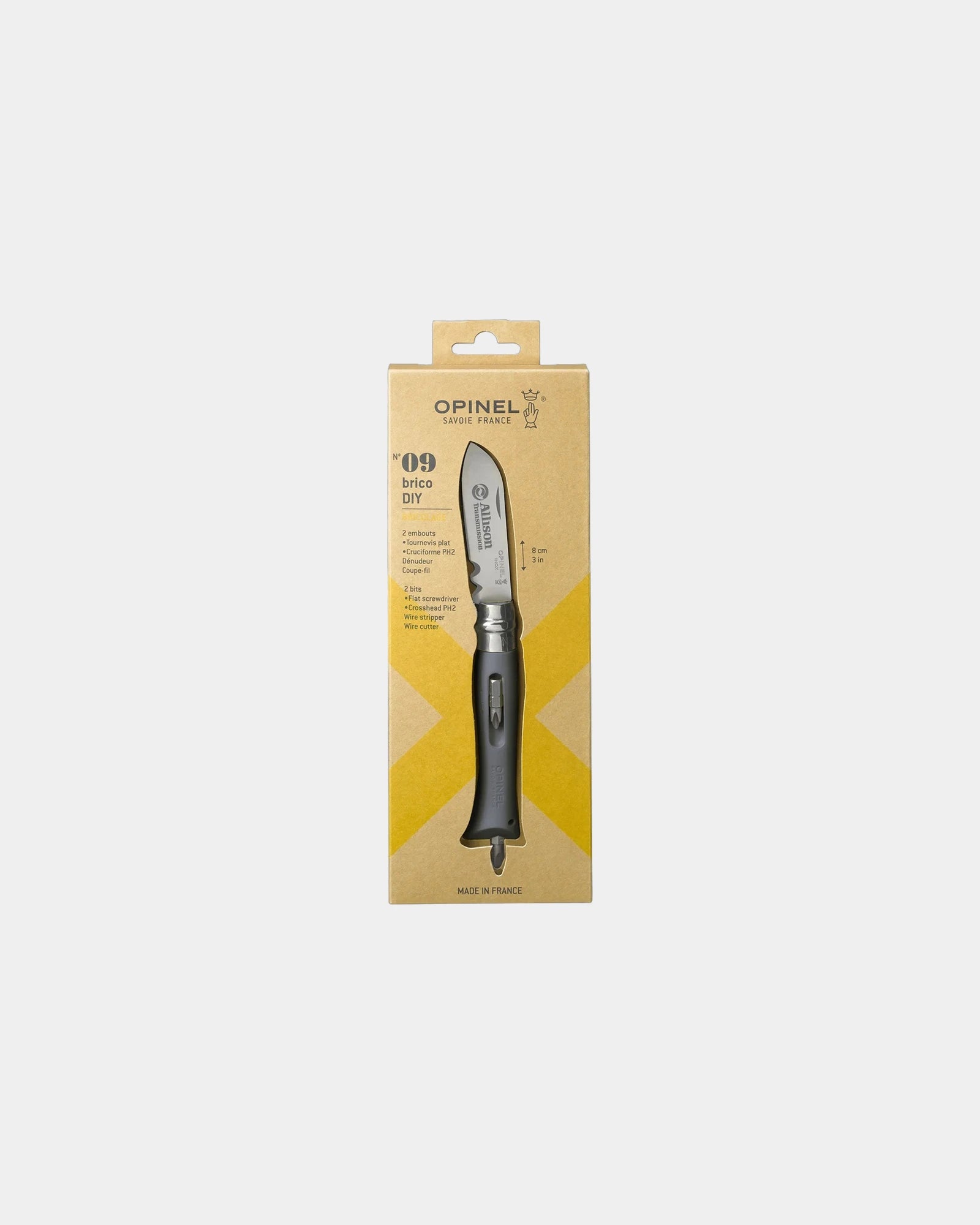 Custom stainless steel Opinel No.09 utility knife - 4