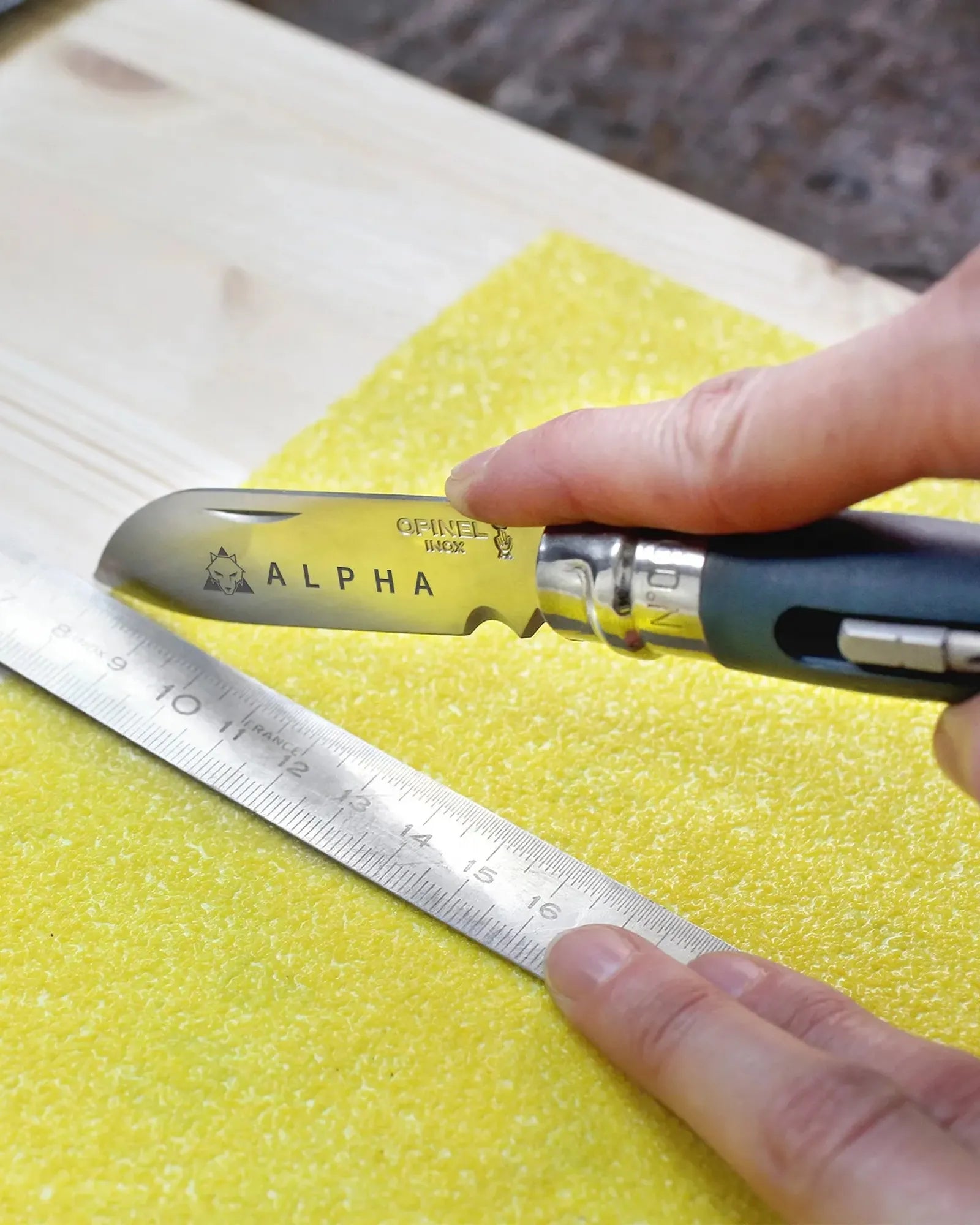 Custom stainless steel Opinel No.09 utility knife - 7
