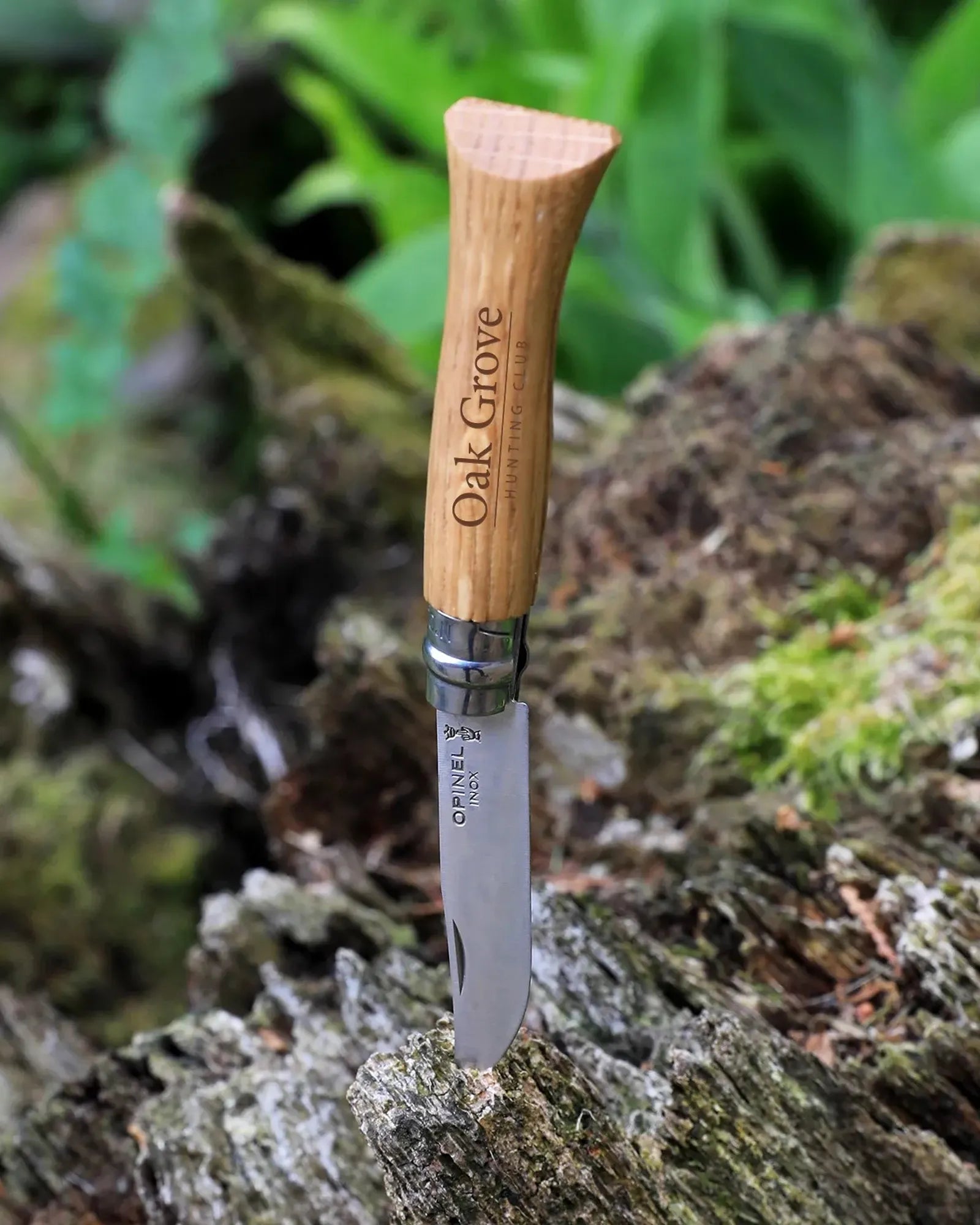 Custom stainless steel Opinel No. 08 folding knife - 5