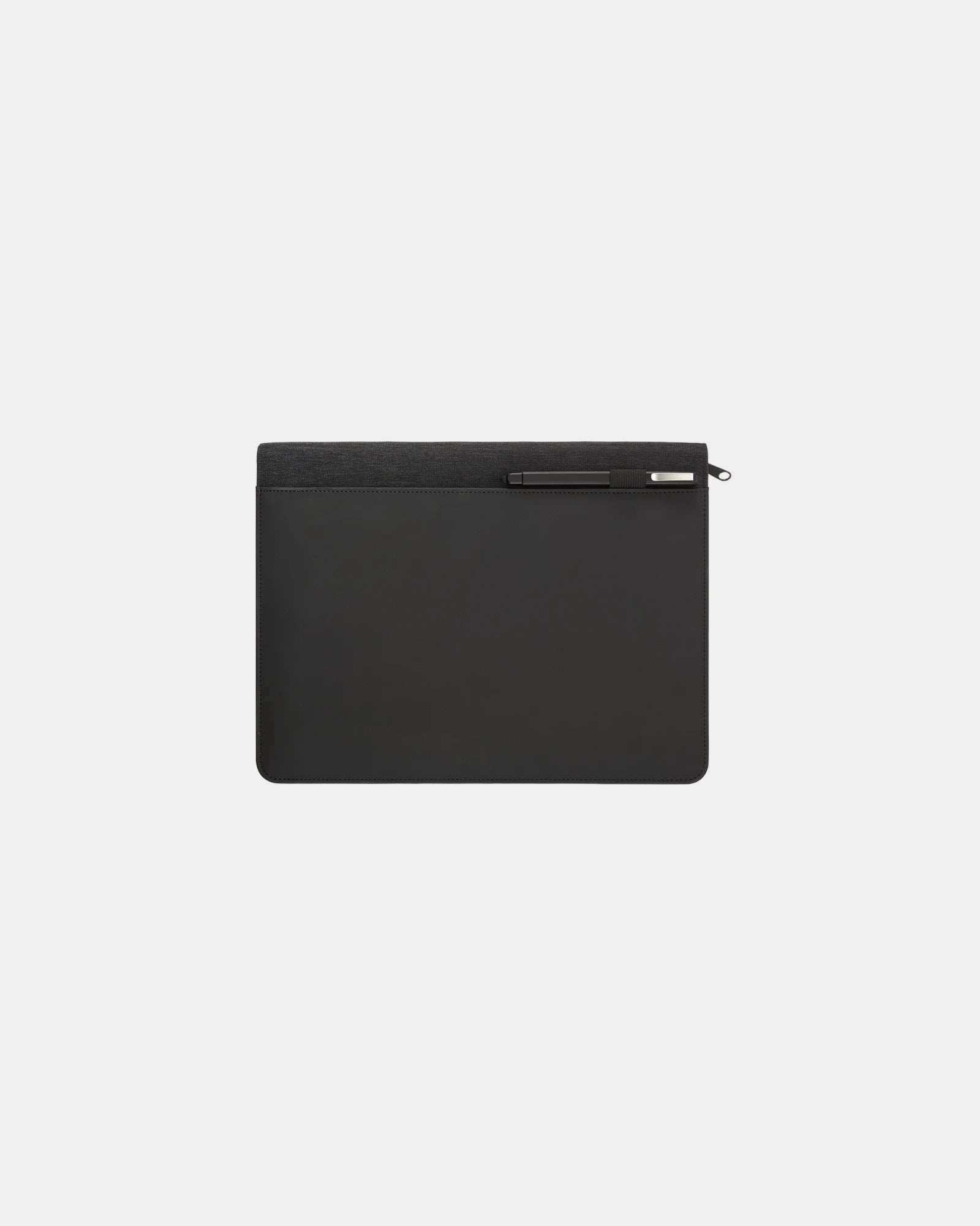Custom zippered padfolio with FSC paper, 11" x 8.5" - Gray (Gy)