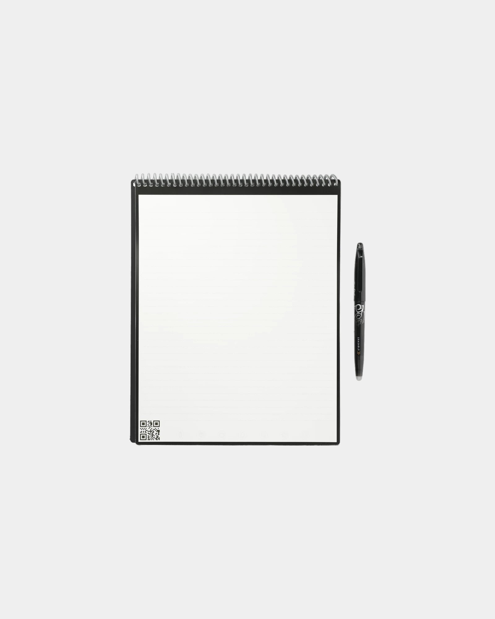 Custom reusable flip notebook set polypropylene - Black (Bk)