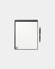 Custom reusable flip notebook set polypropylene - Black (Bk)
