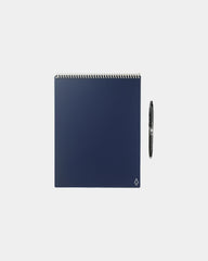 Custom reusable flip notebook set polypropylene - Navy (Ny)