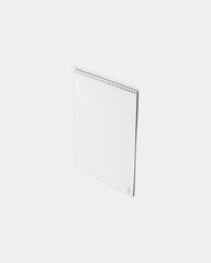 Custom reusable flip notebook set with erasable pages - White (Wh)