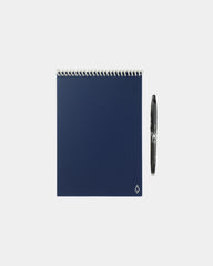 Custom reusable flip notebook set with erasable pages - Navy (Ny)