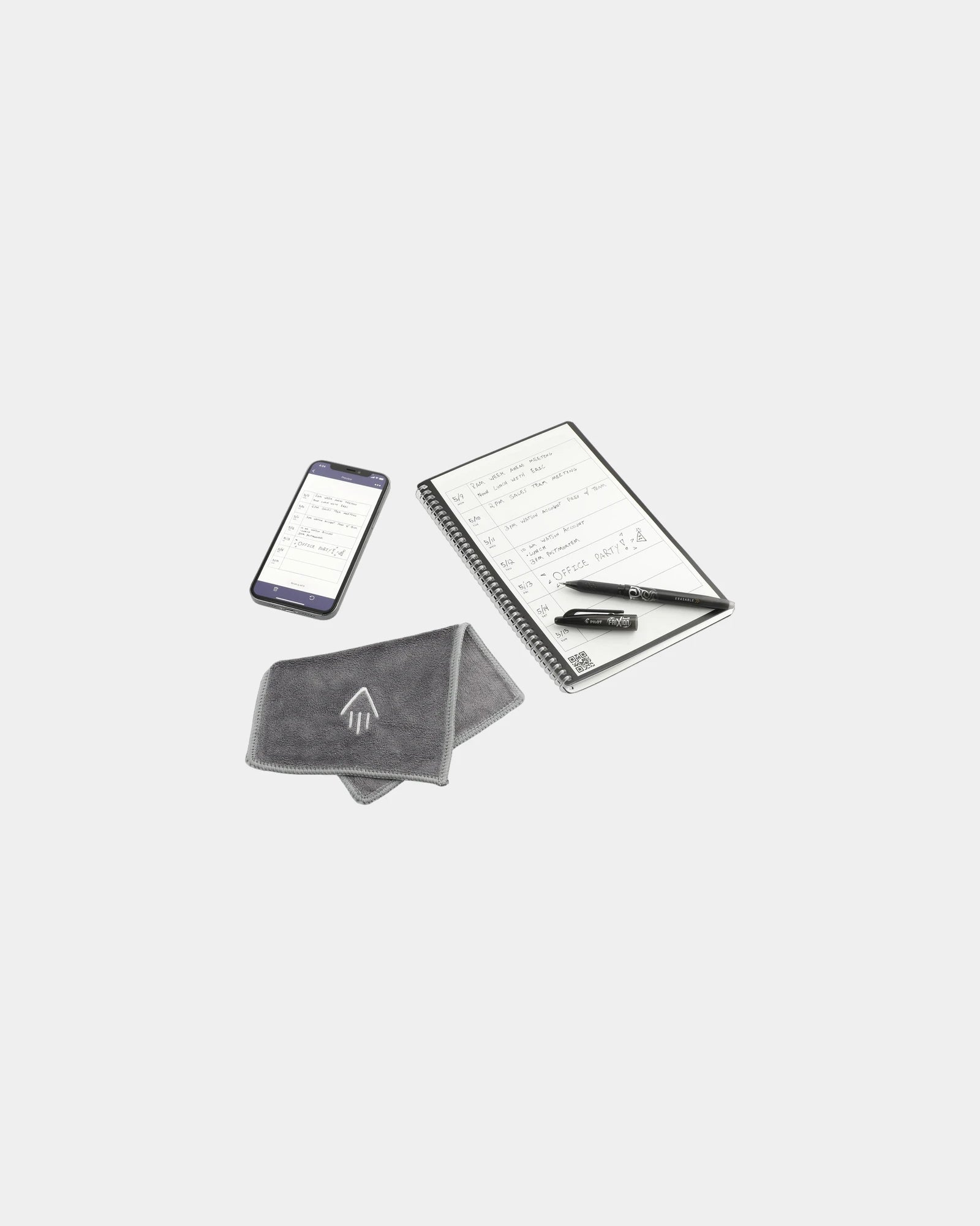 Custom reusable notebook set with pen and cloth - 7