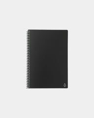 Custom reusable notebook set with pen and cloth - Black (Bk)
