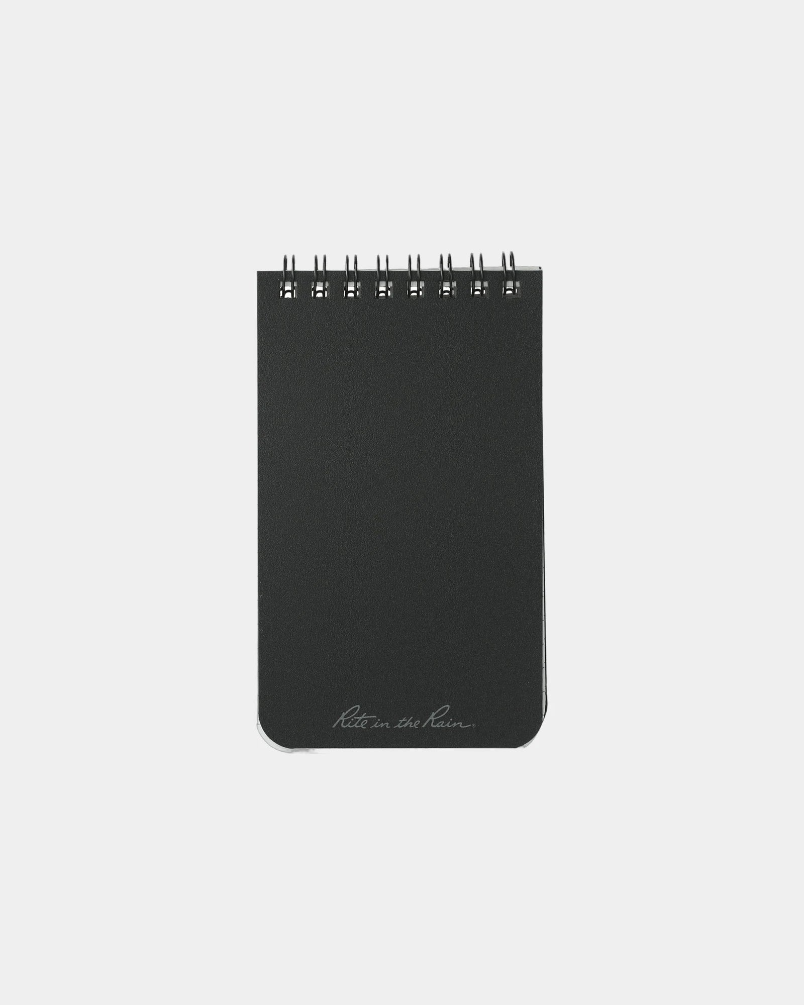 Custom weatherproof spiral notebook 3" x 5" - Black (Bk)