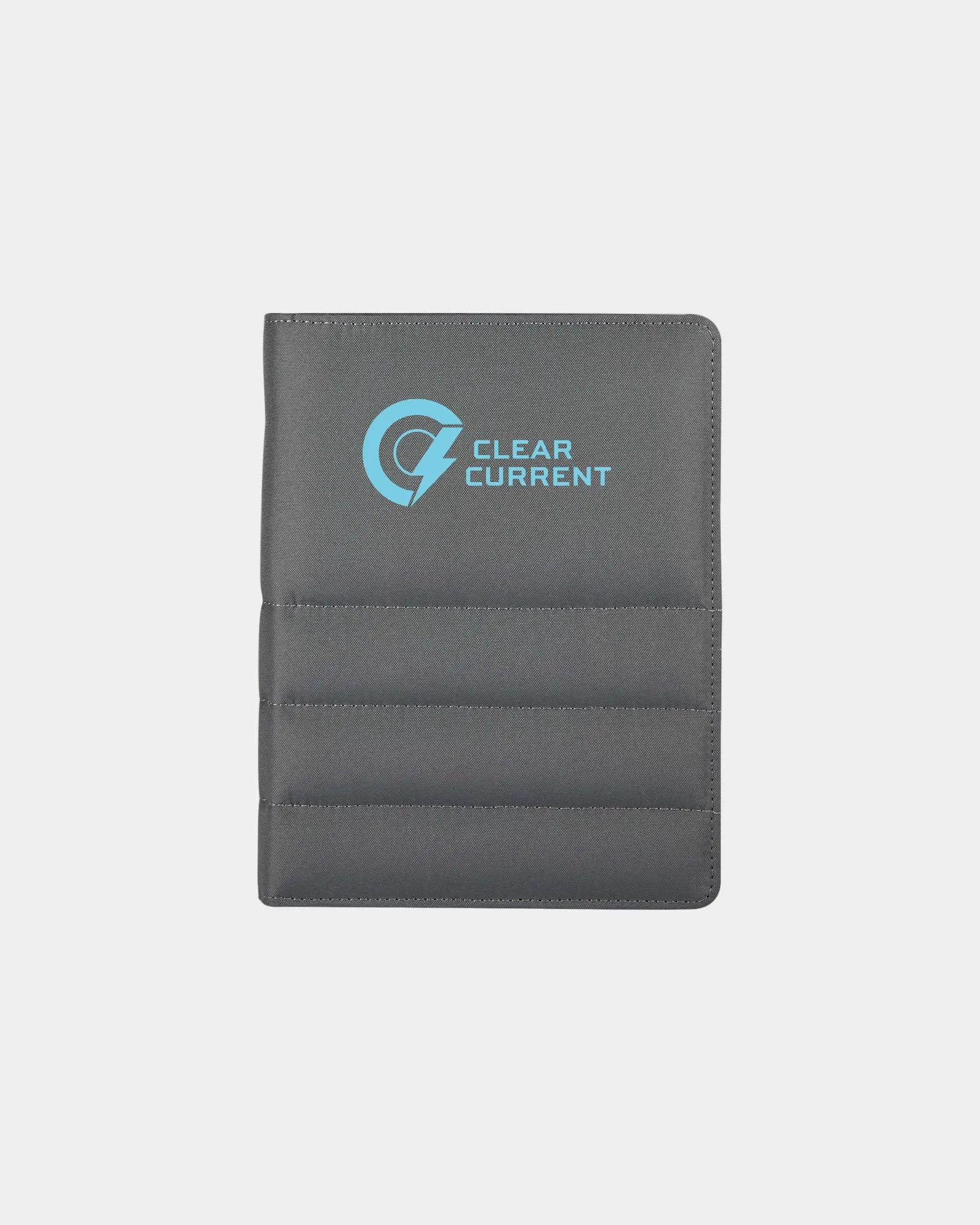 Custom recycled quilted RPET zippered padfolio - 3