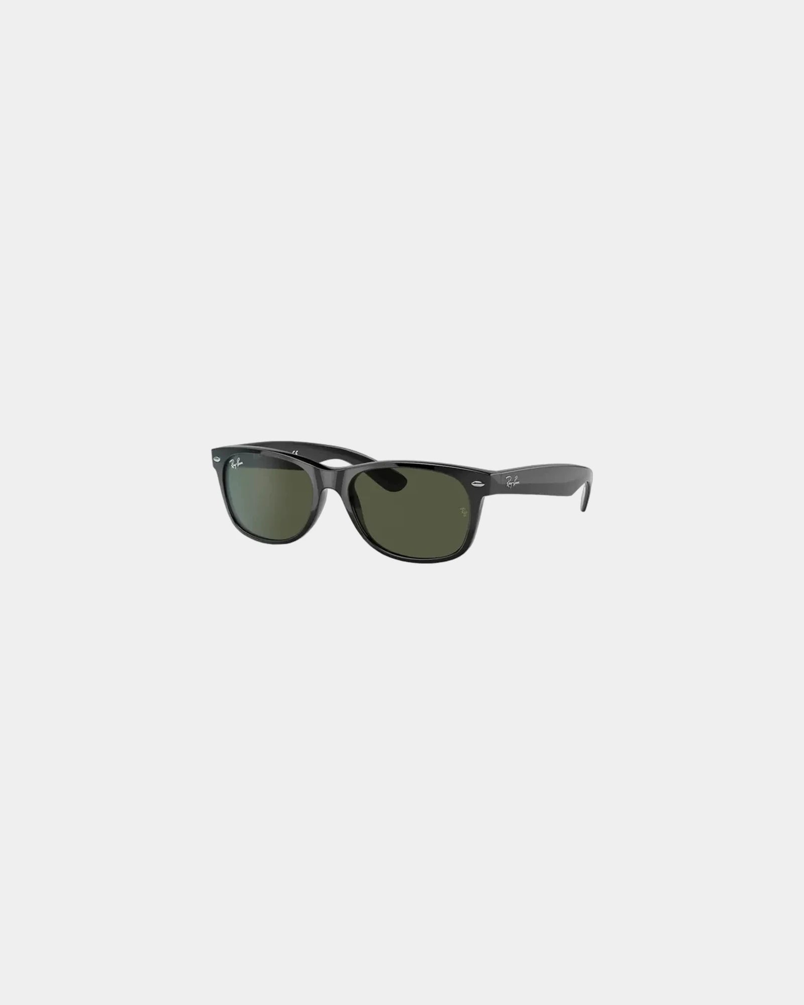 Custom Ray-Ban New Wayfarer Classic Sunglasses - Black/Green Classic G-15
