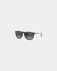 Branded oversized round Ray-Ban Erika sunglasses - Black/Grey Gradient