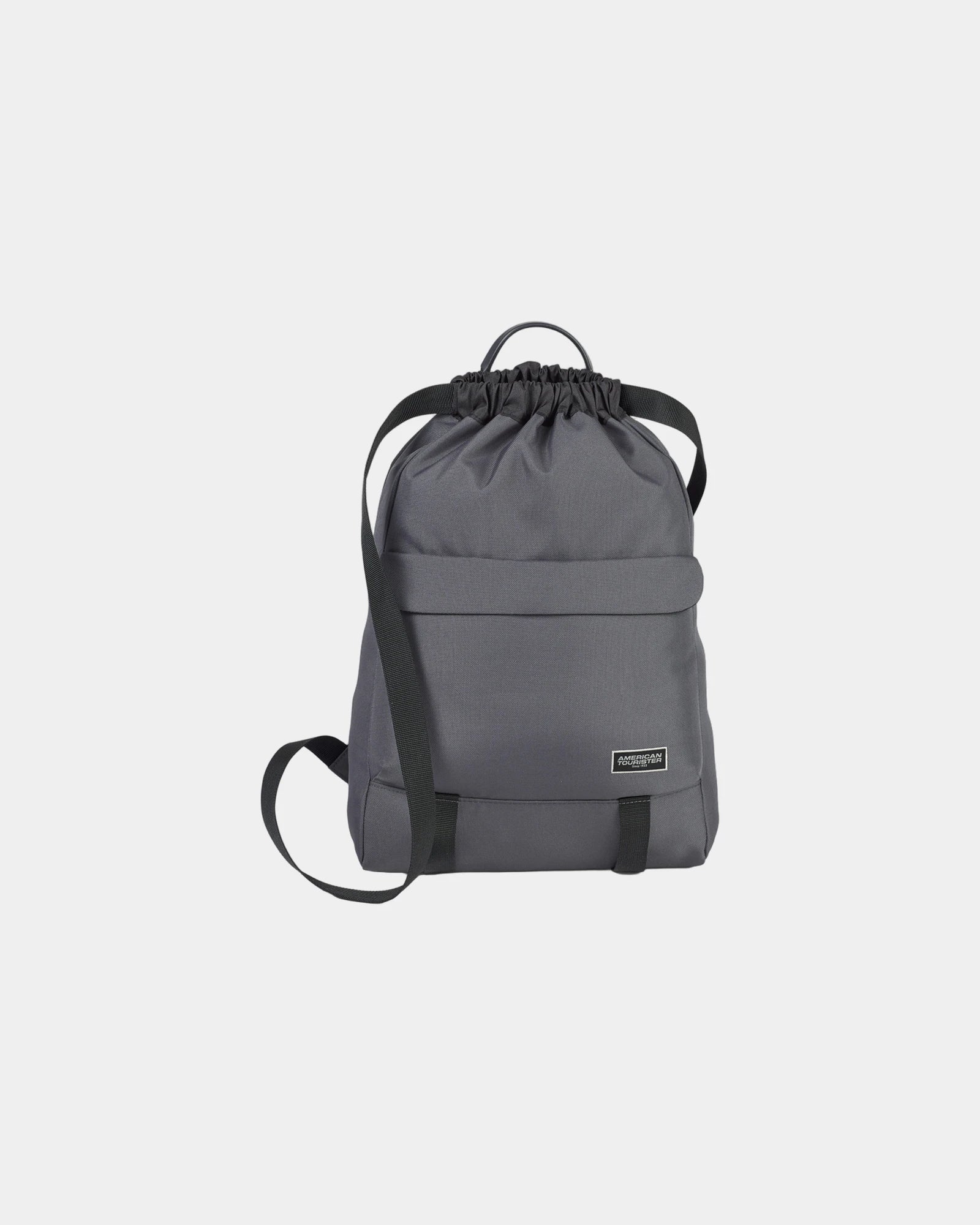 Custom recycled RPET American Tourister Embark cinchpack - Gunite