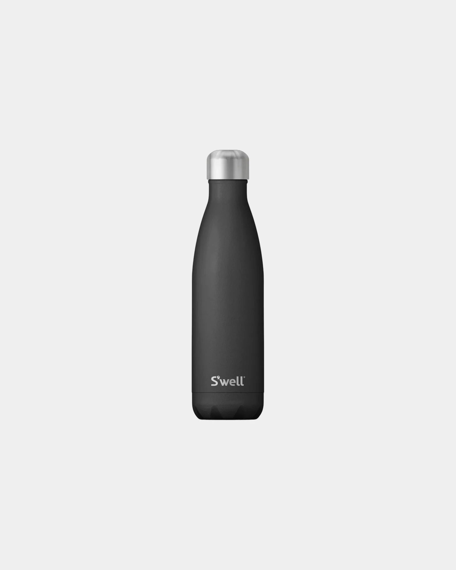 Custom insulated stainless steel 17 oz water bottle - Black