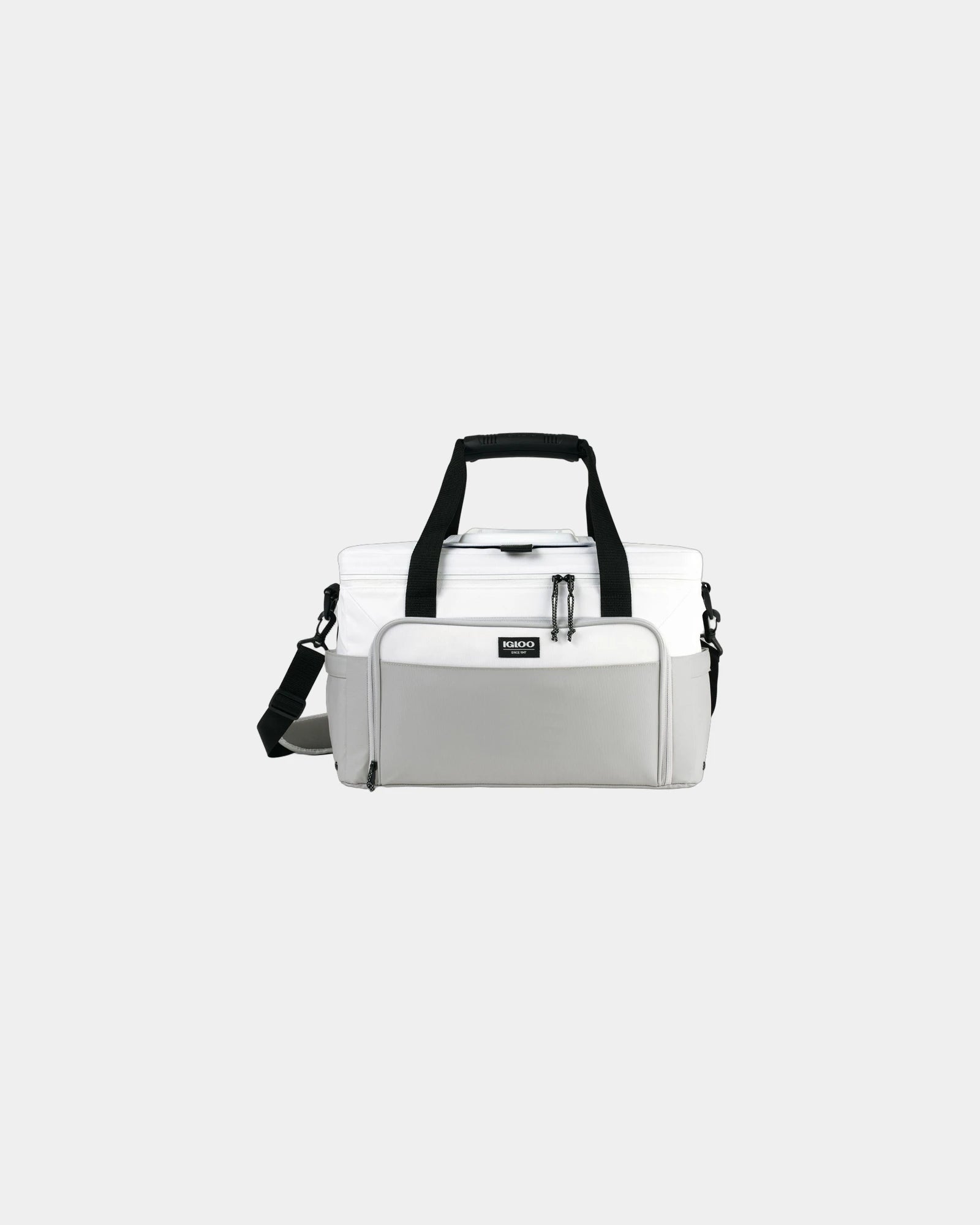 Custom MaxCold insulated coast cooler bag 18 x 12 inches - White-Grey