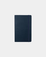 Custom hard cover Moleskine ruled large notebook 400pg - Sapphire Blue
