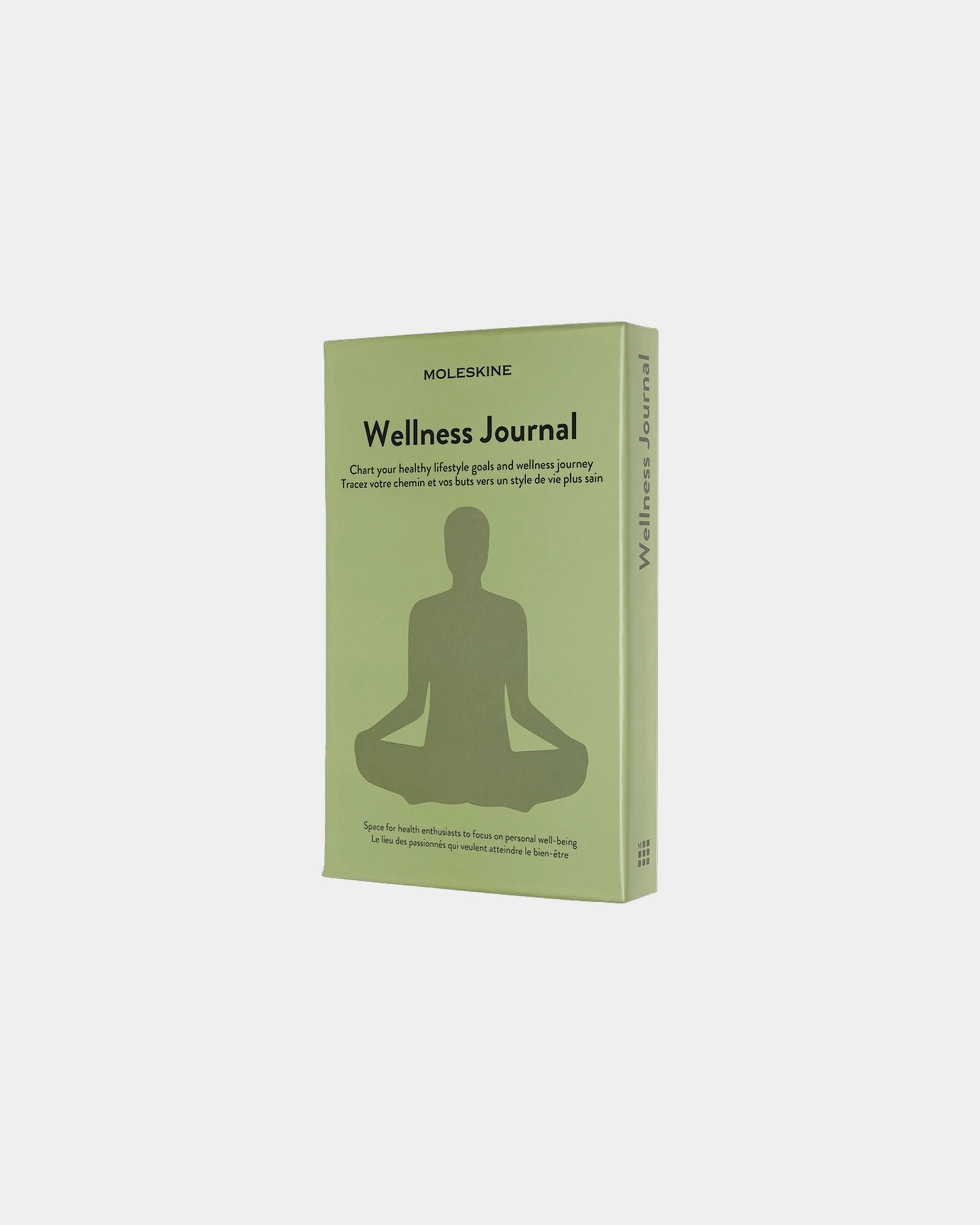Custom wellness journal Moleskine Passion - Willow Green