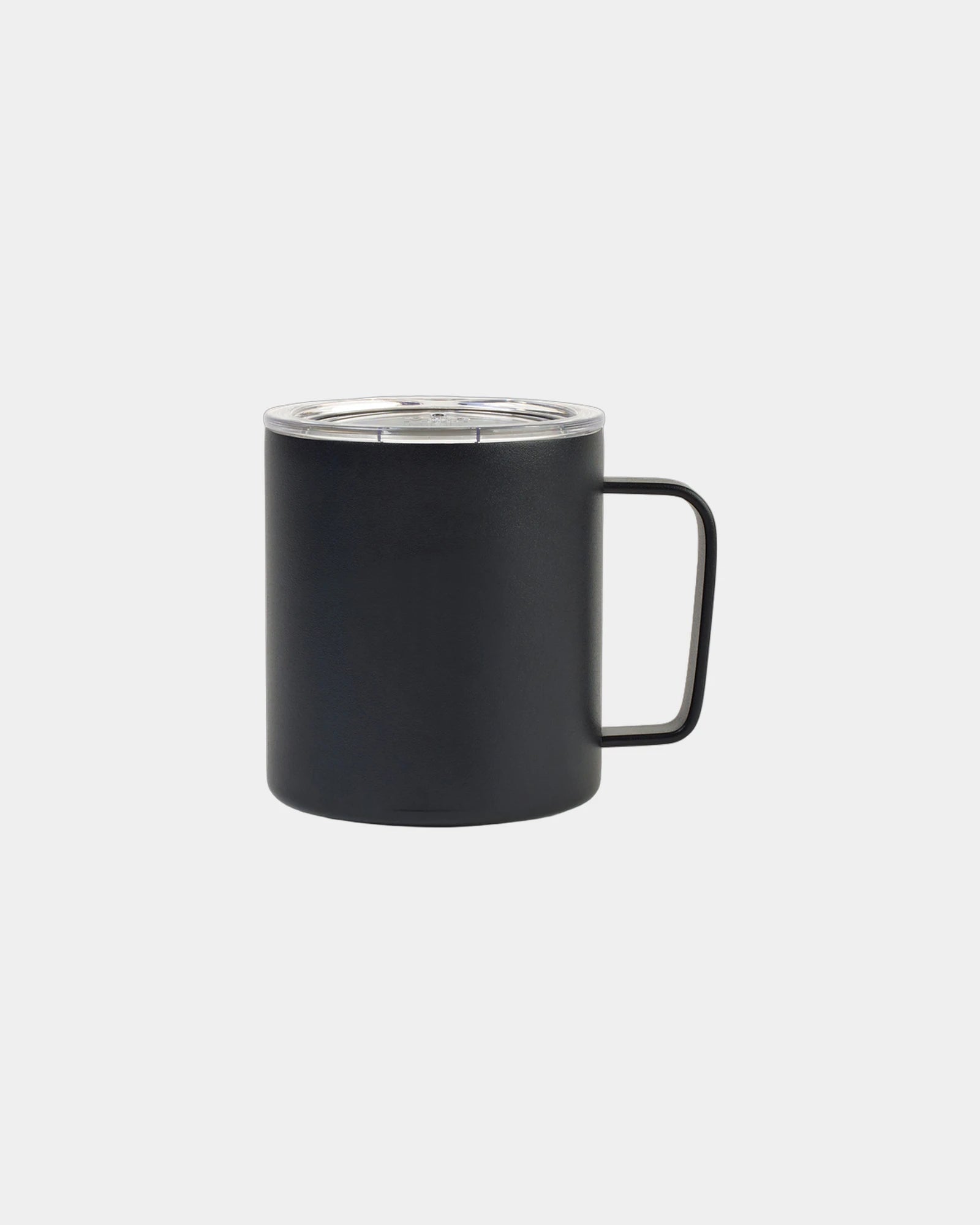 Custom insulated stainless steel 12-oz camp cup - Black Powder