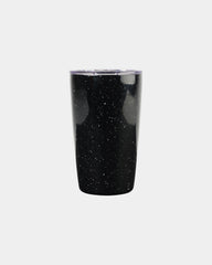 Custom stainless steel insulated tumbler 12 oz - Black Speckle