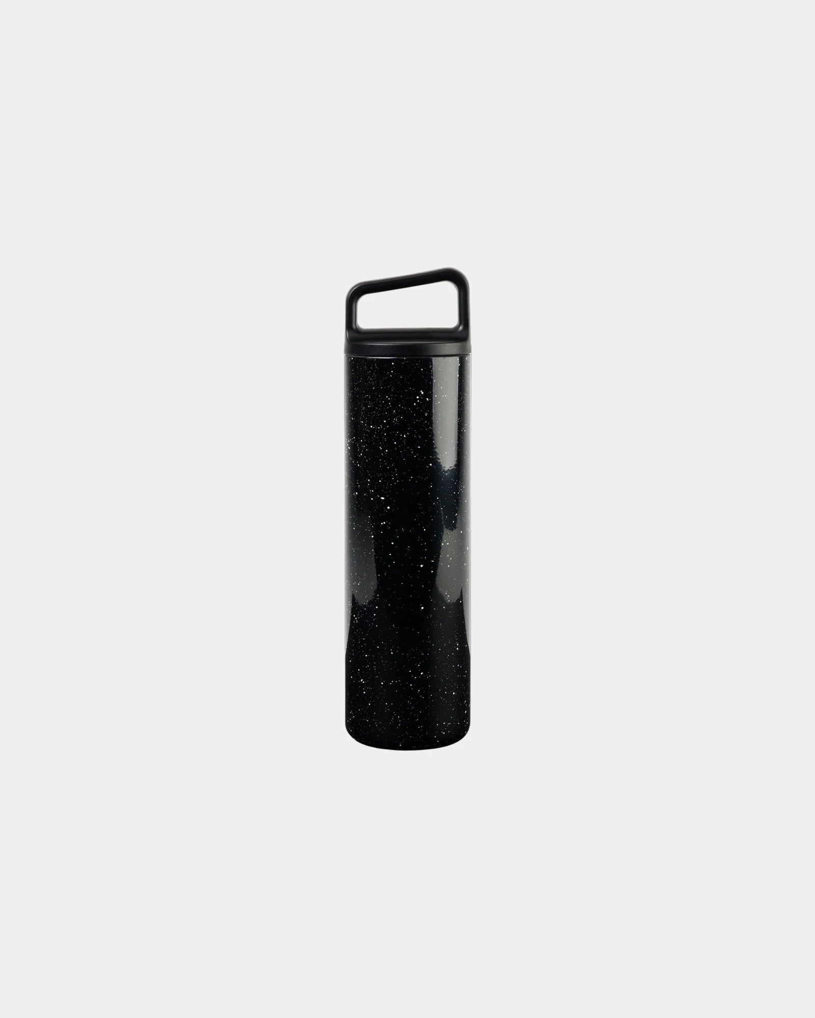 Custom insulated stainless steel 20 oz water bottle - Black Speckle