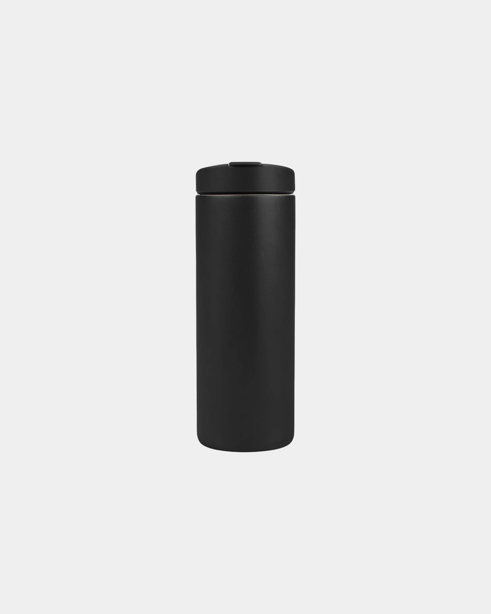 Custom insulated stainless steel 16 oz travel tumbler - Black Powder