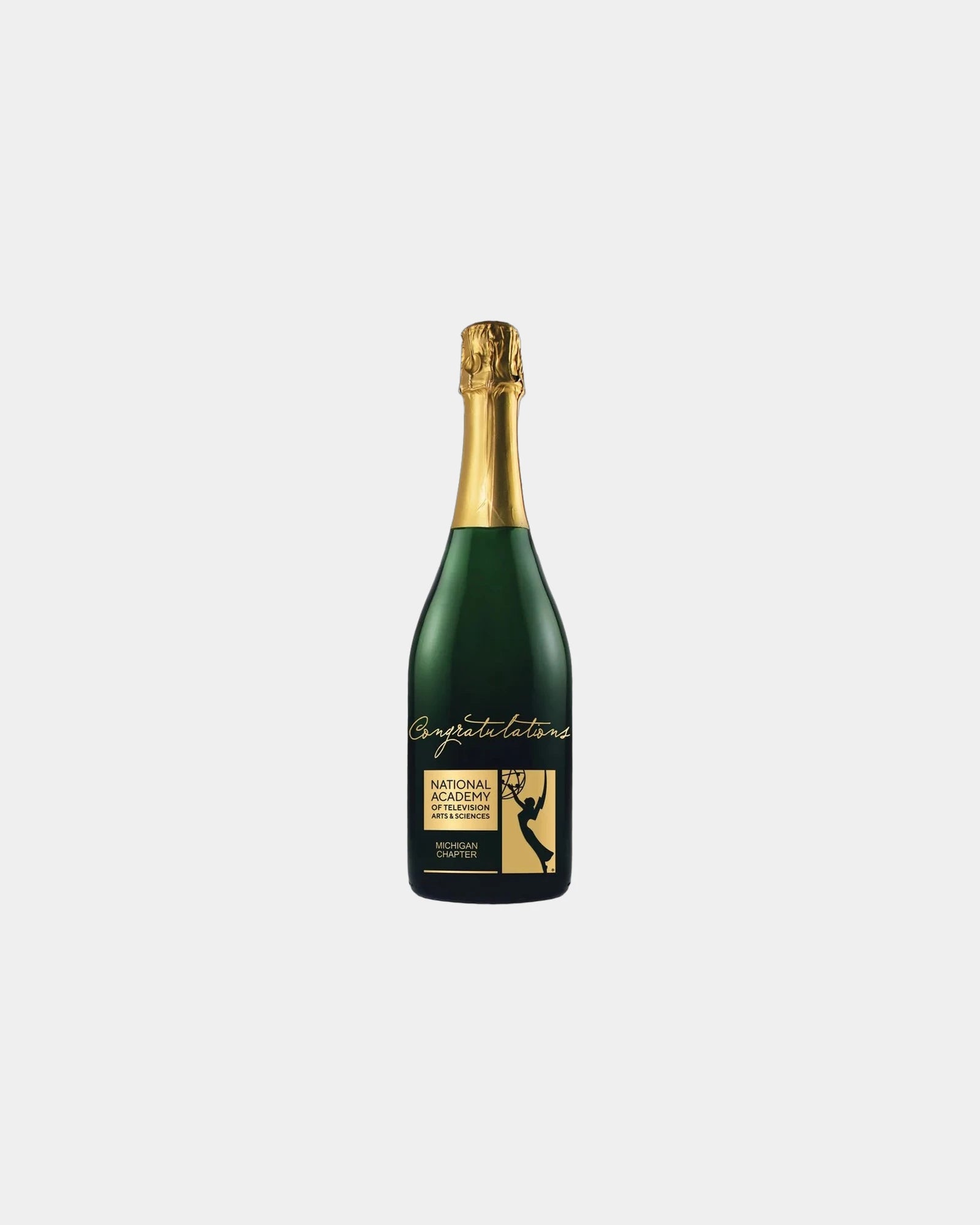 Custom etched 750ml California sparkling wine bottle - 2