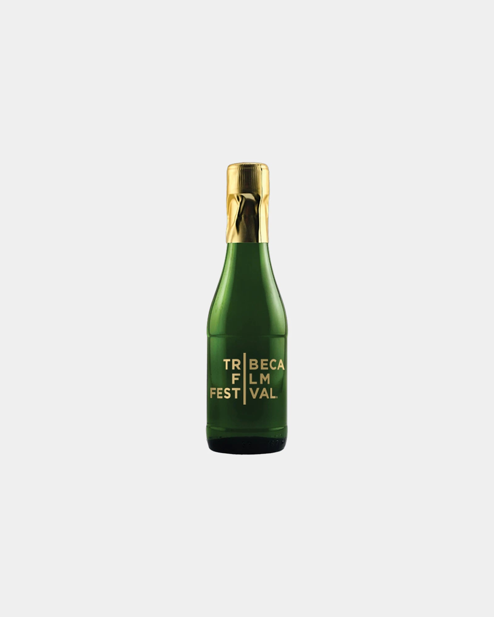 Custom etched 187 ml mini sparkling wine bottle - Green