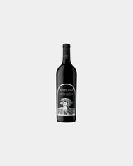 Custom etched Napa Valley cabernet wine bottle 750ml - Black