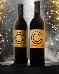 Custom etched 750ml cabernet sauvignon wine bottle - 3