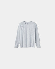 Custom UPF 50+ moisture-wicking long sleeve shirt - Gray Space Dye