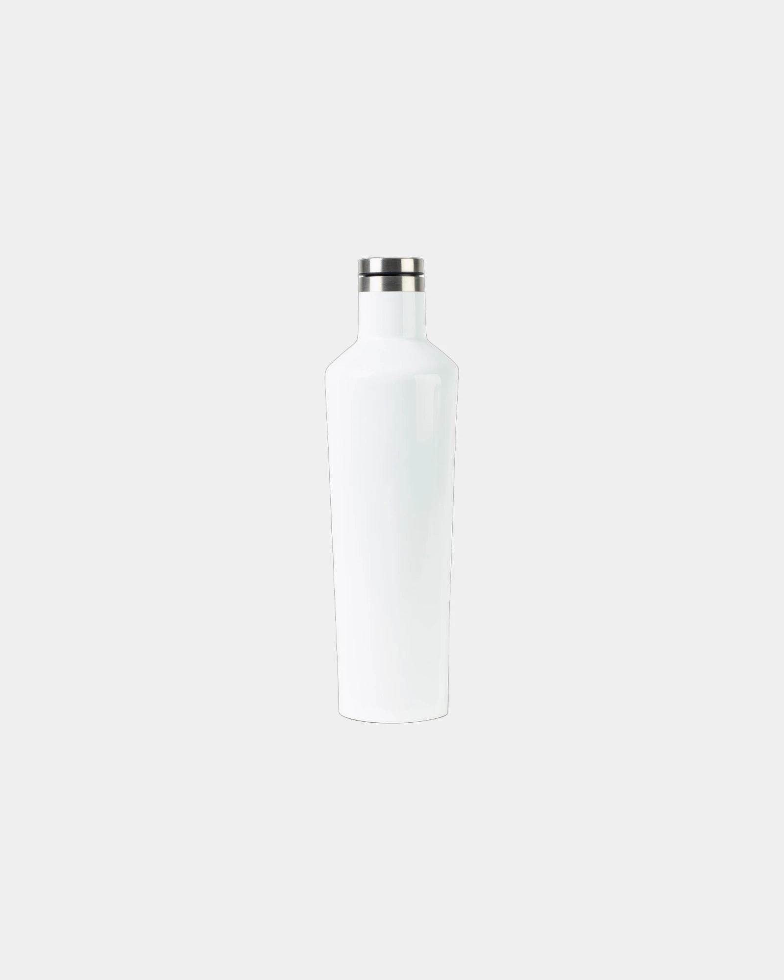 Custom stainless steel Corkcicle 25 oz canteen bottle - Gloss White