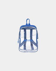 Custom clear mini backpack with TPU front panel - 12