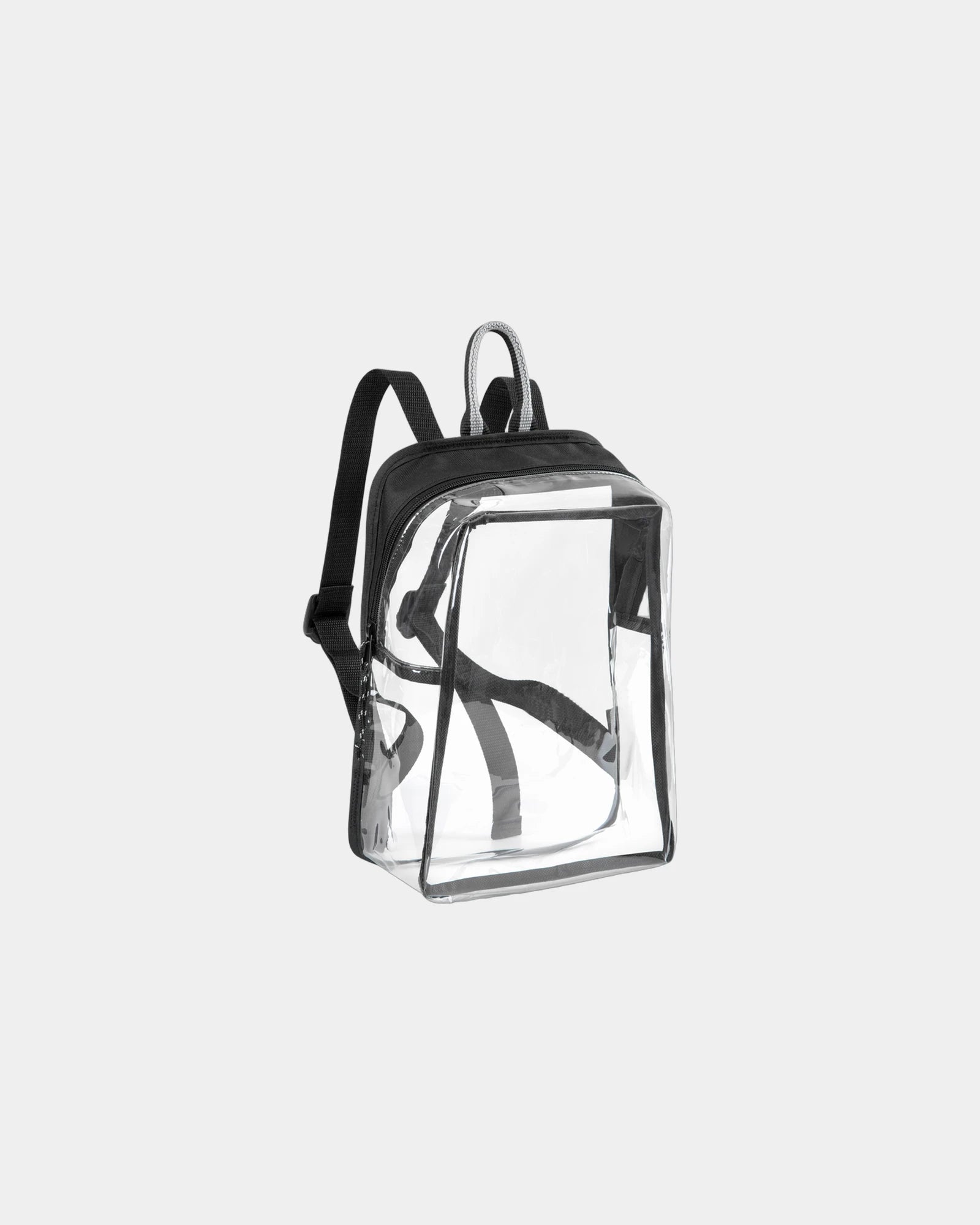 Custom clear mini backpack with TPU front panel - 2
