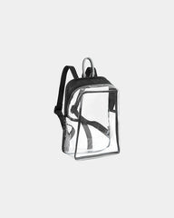 Custom clear mini backpack with TPU front panel - 2