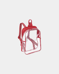 Custom clear mini backpack with TPU front panel - 6