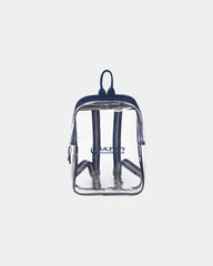Custom clear mini backpack with TPU front panel - 10