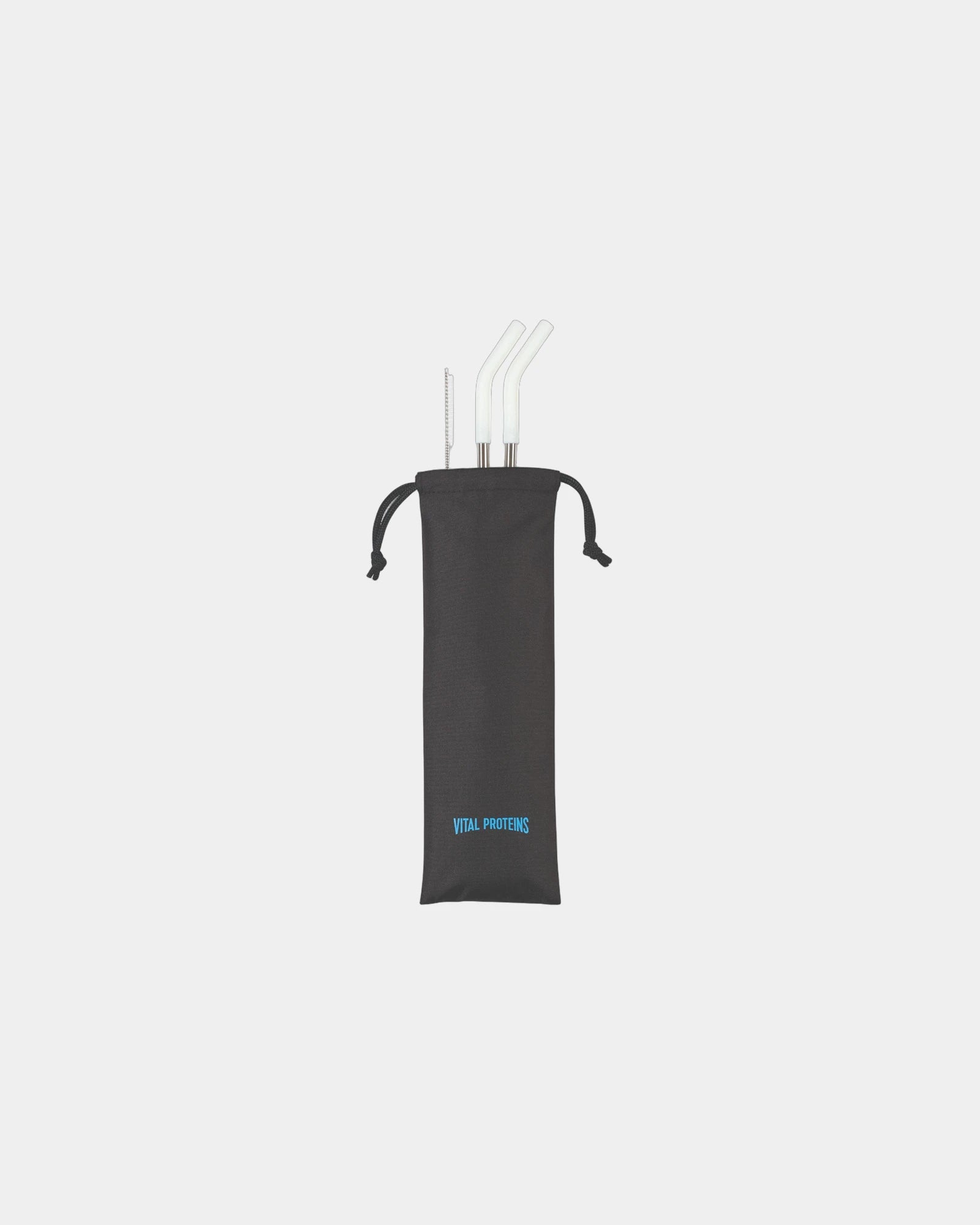 Custom stainless steel straw set with travel pouch - 4
