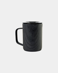 Custom triple-insulated Corkcicle 16 oz coffee mug - Burnt Wood