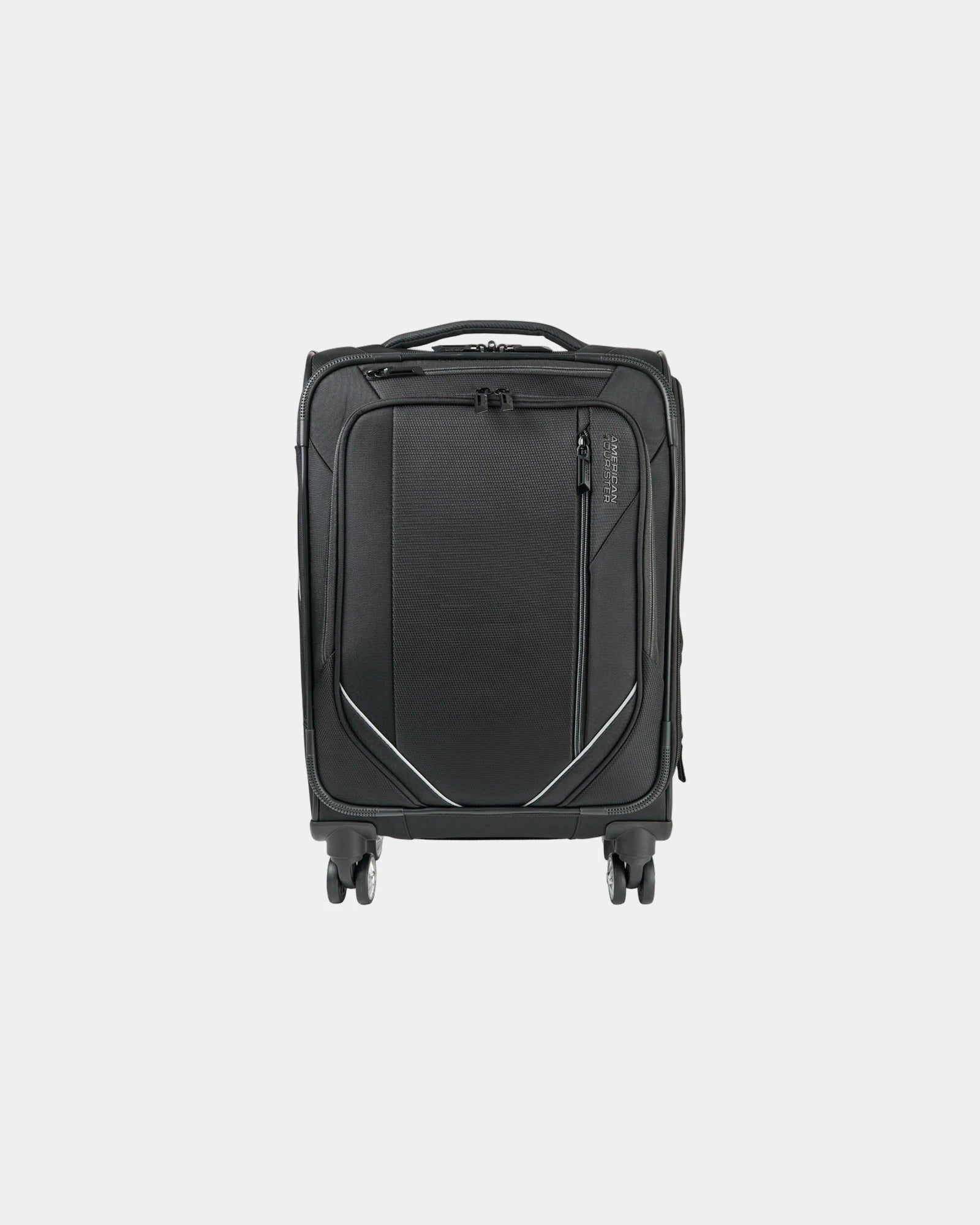 Custom polyester American Tourister Zoom Turbo 20" spinner - Black