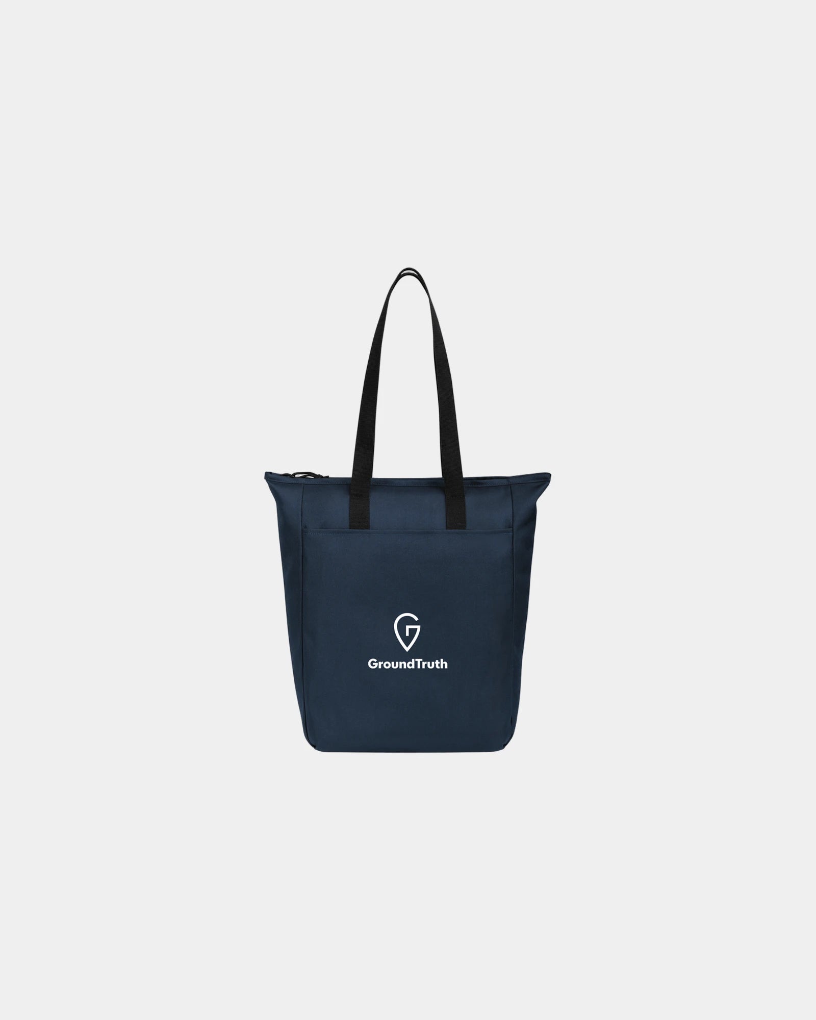 Custom recycled RPET zippered tote bag 11 x 15 inches - 6